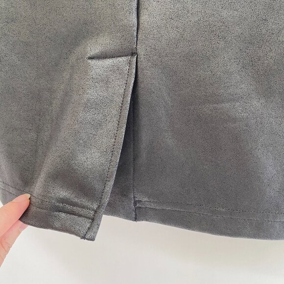 NWT Spanx Womens Faux Leather Pencil Skirt Size S Very Black High Waist 20190R - Picture 5 of 8